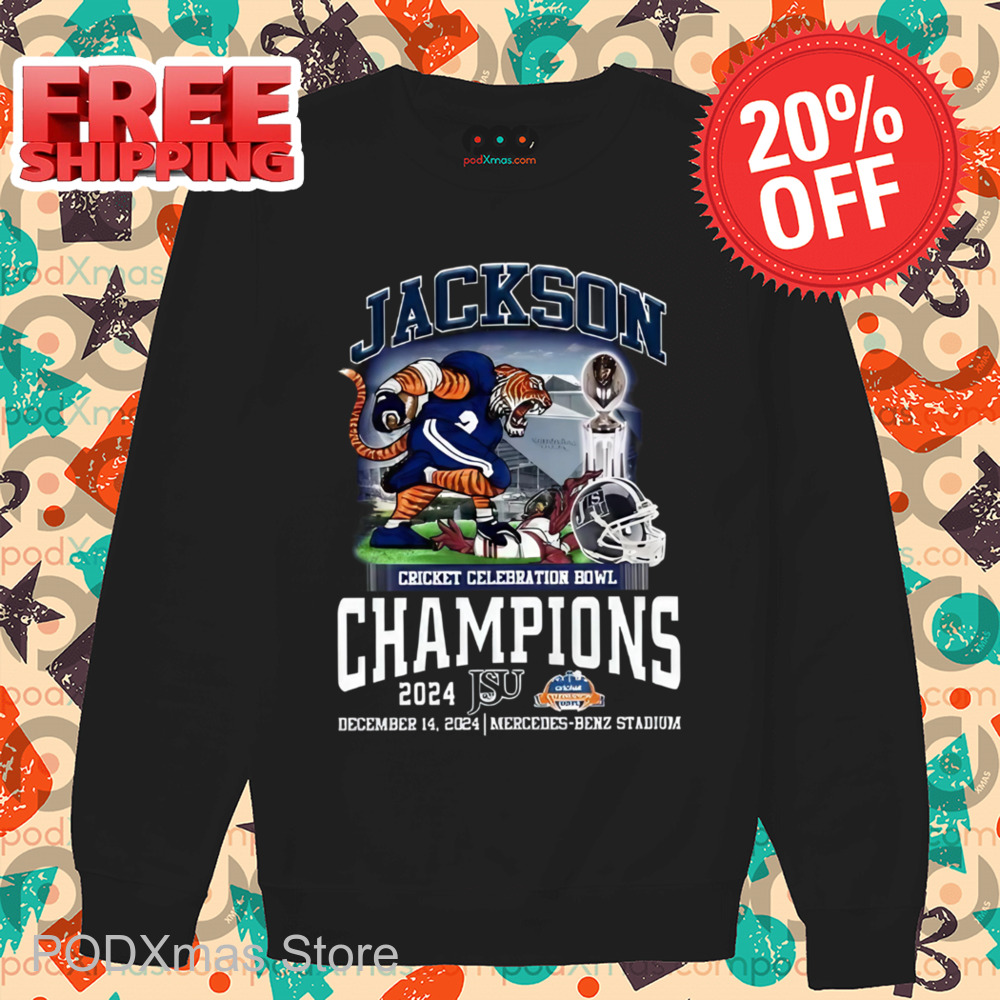 Jackson Cricket Celebration Bowl Champions 2024 Shirt