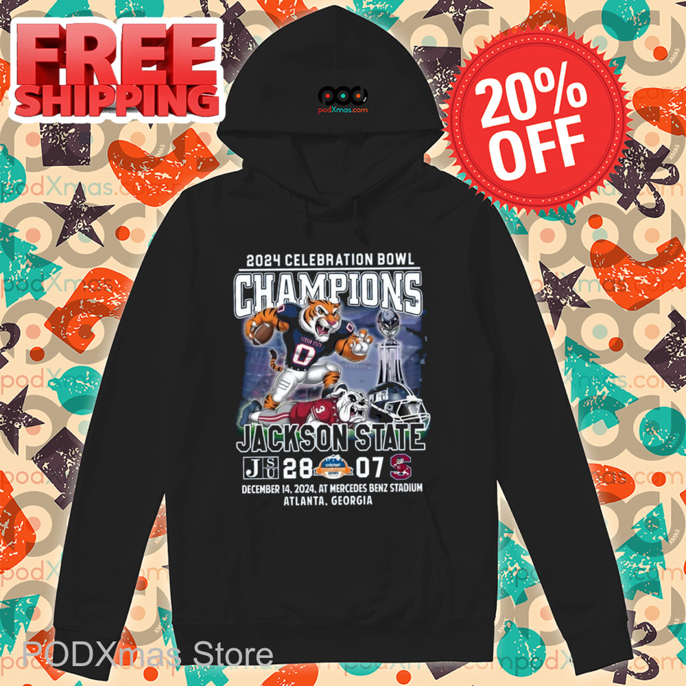 Jackson State 2024 Celebration Bowl Champions Shirt 6 Jackson State 2024 Celebration Bowl Champions Shirt