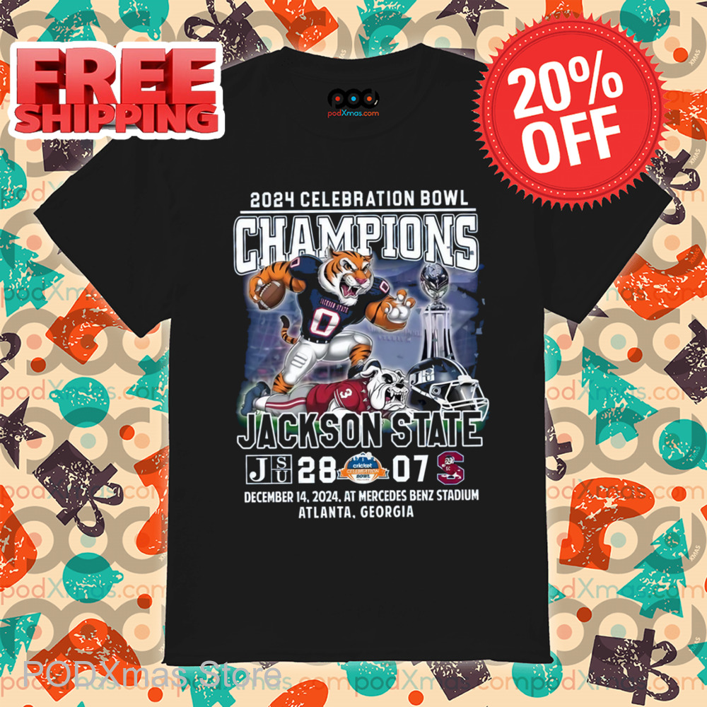 Jackson State 2024 Celebration Bowl Champions Shirt