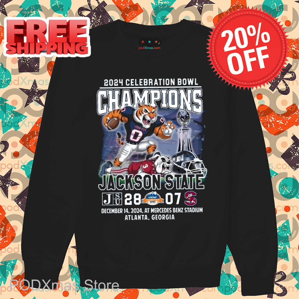 Jackson State 2024 Celebration Bowl Champions Shirt