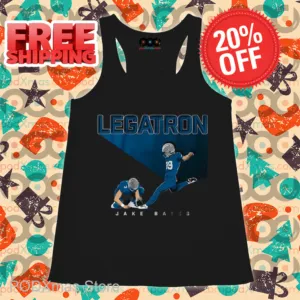 Jake Bates Legatron Detroit Lions 2024 Shirt