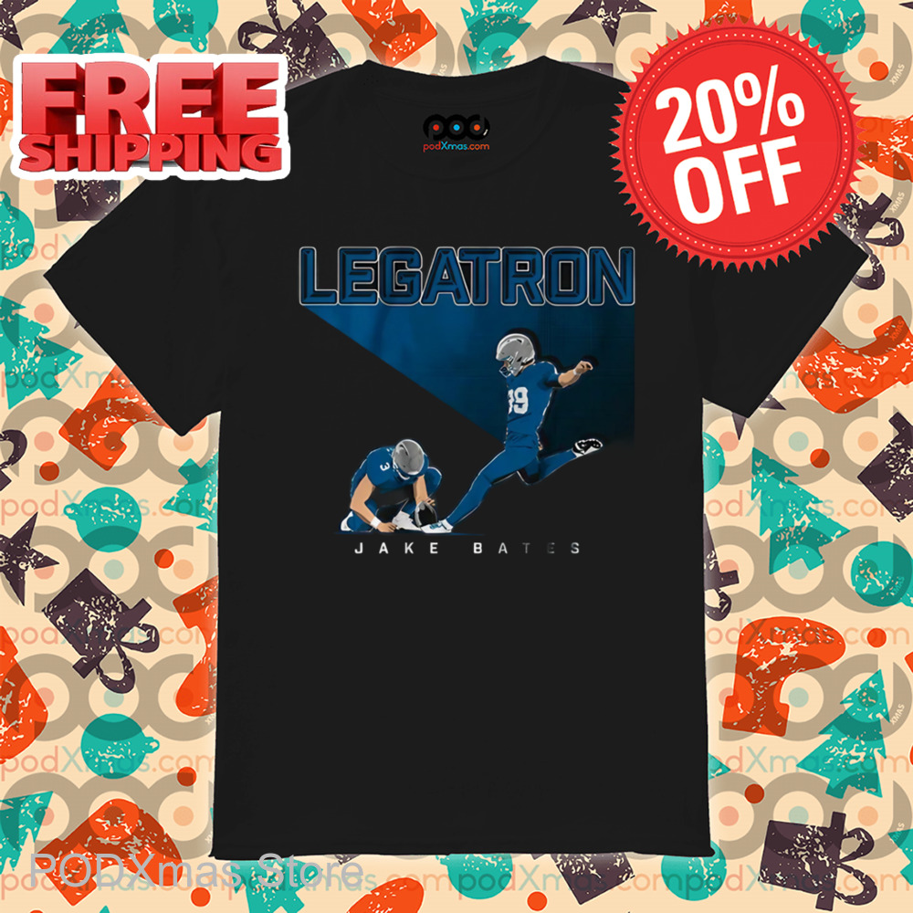 Jake Bates Legatron Detroit Lions 2024 Shirt