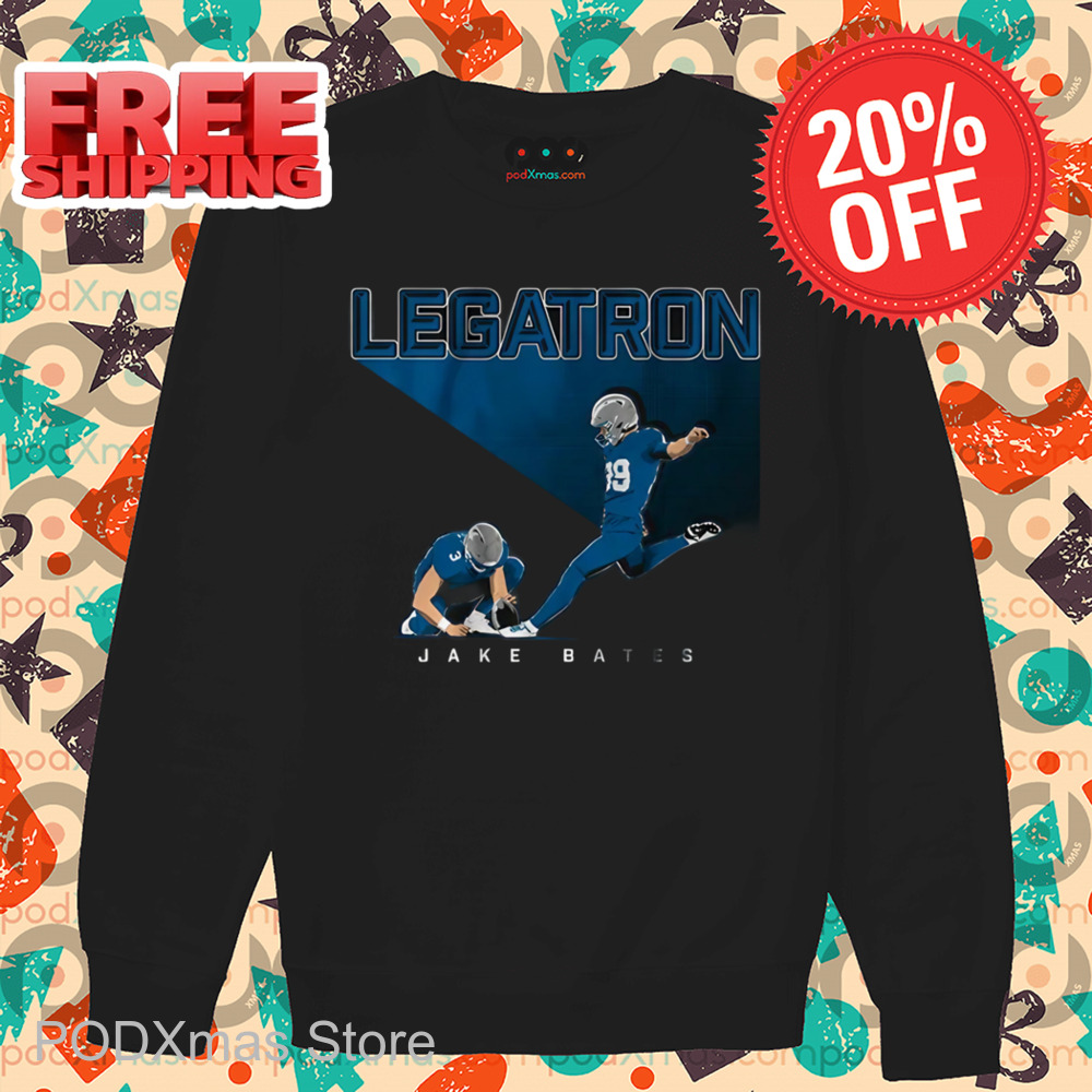 Jake Bates Legatron Detroit Lions 2024 Shirt