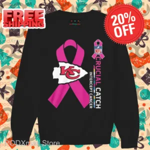 Kansas City Chiefs Crucial Catch Intercept Cancer Shirt
