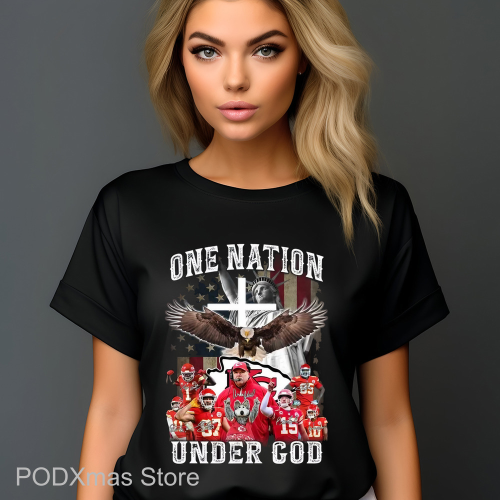 Kansas City Chiefs One Nation Under God Signature Shirt