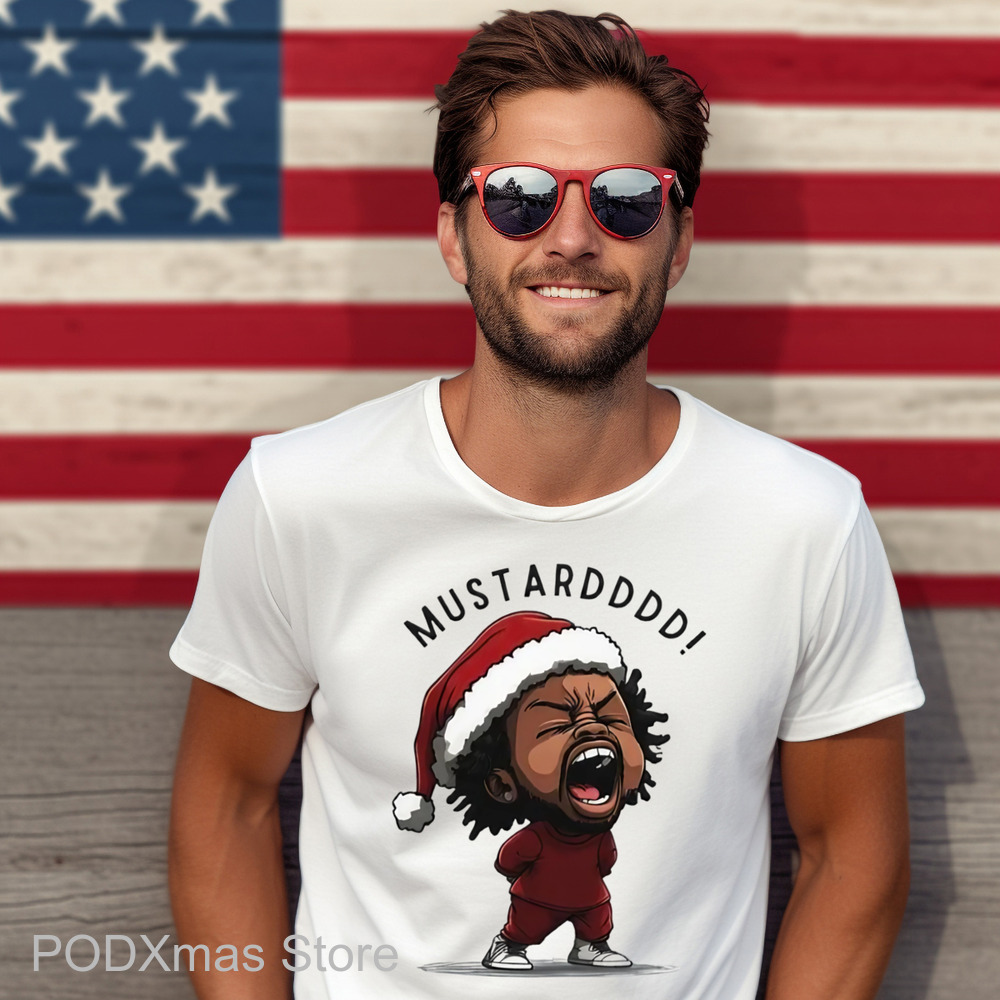 Kendrick Lamar Santa TV Off Mustardddd Shirt