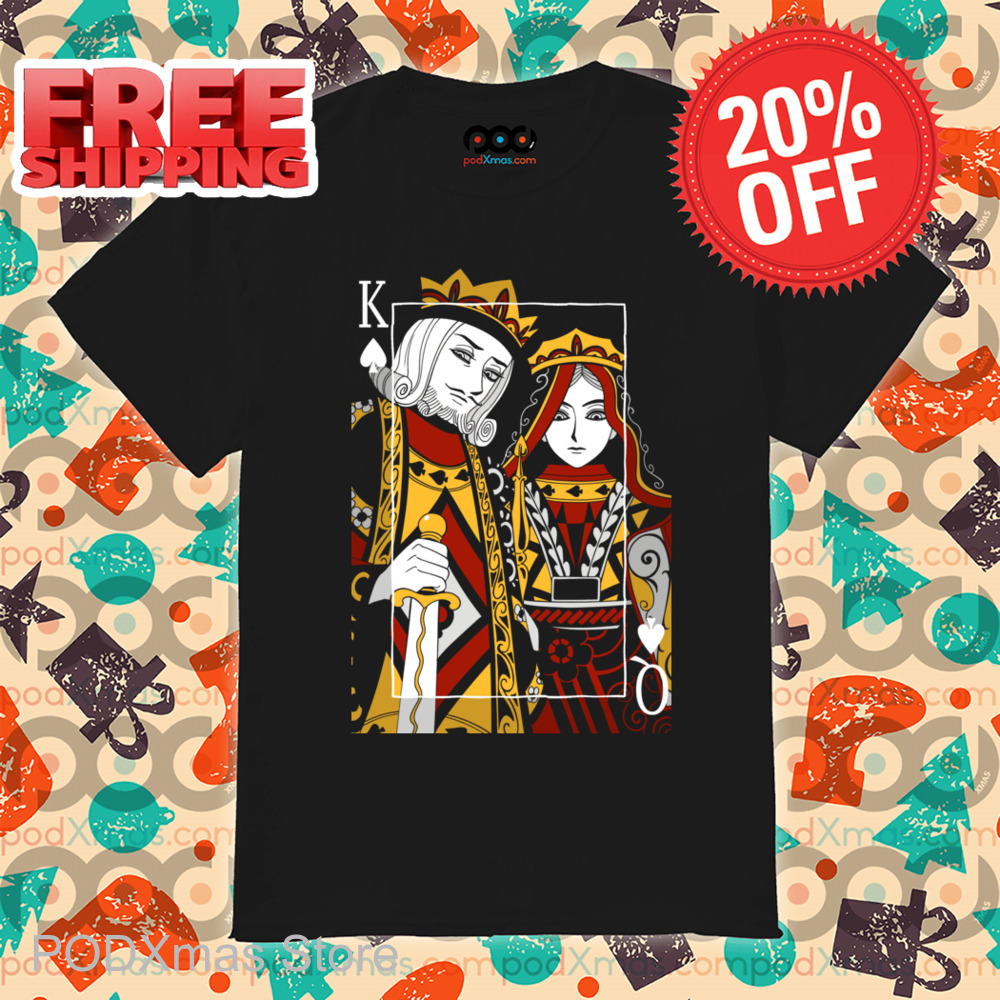King Queen Card Selfie Shirt-enhance