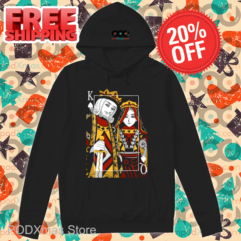 King Queen Card Selfie Shirt-enhance