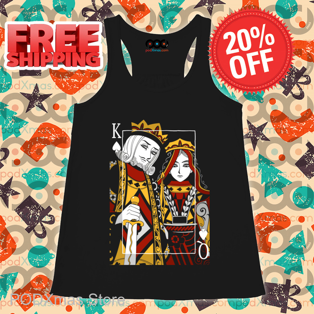 King Queen Card Selfie Shirt-enhance