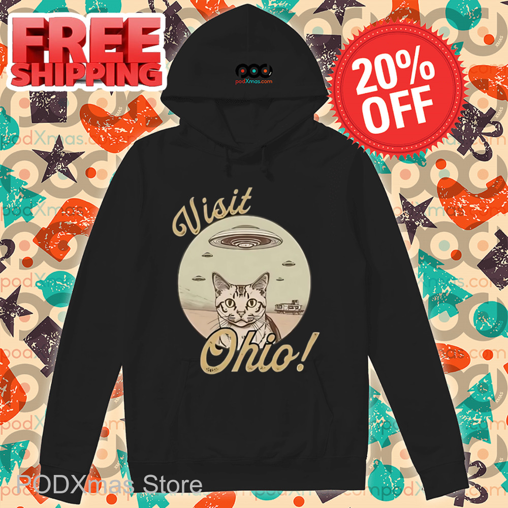 Kitty UFO Visit Ohio Shirt