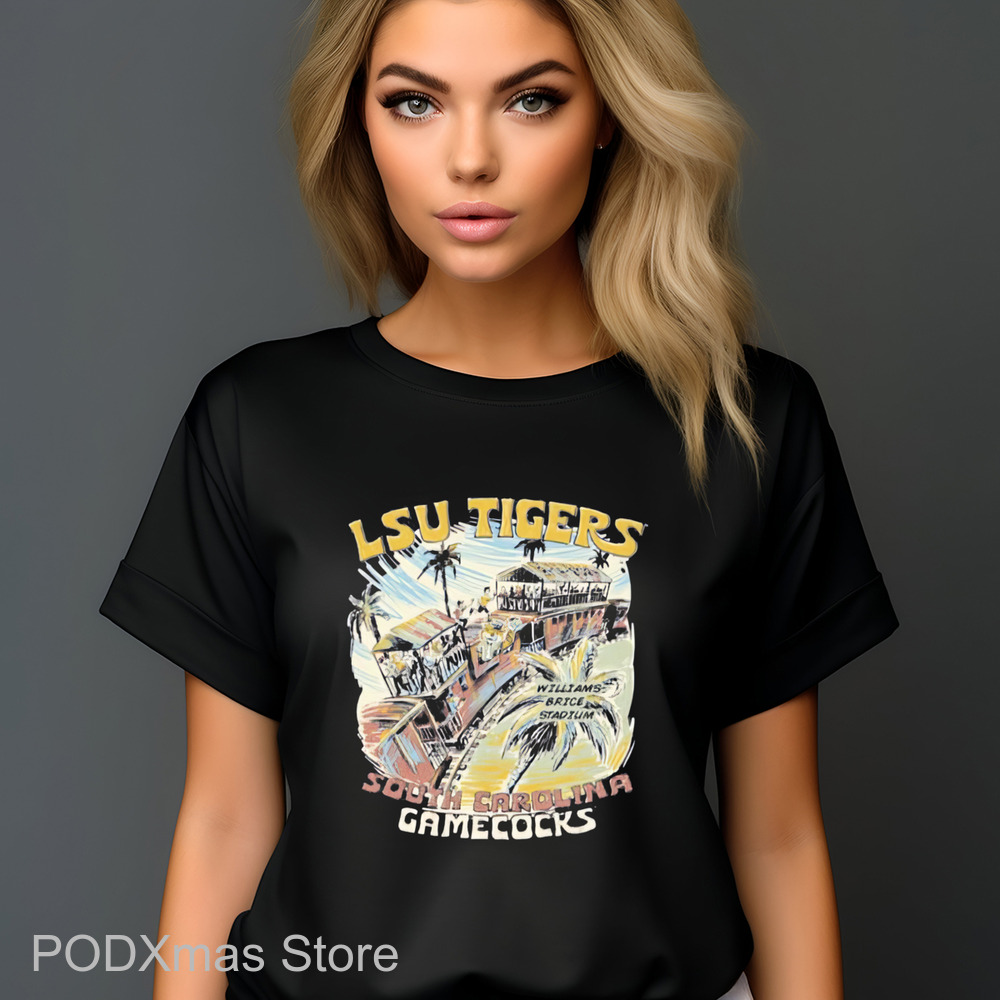 LSU Tigers vs. South Carolina Gamecocks Game Day 2024 Shirt-enhance