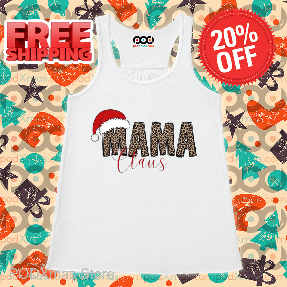 Mama Claus Leopard Christmas 2024 Shirt