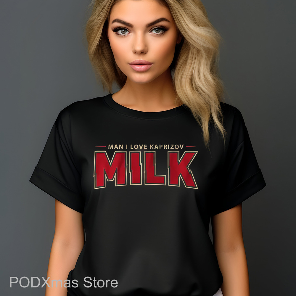 Man I Love Kaprizov Milk Shirt