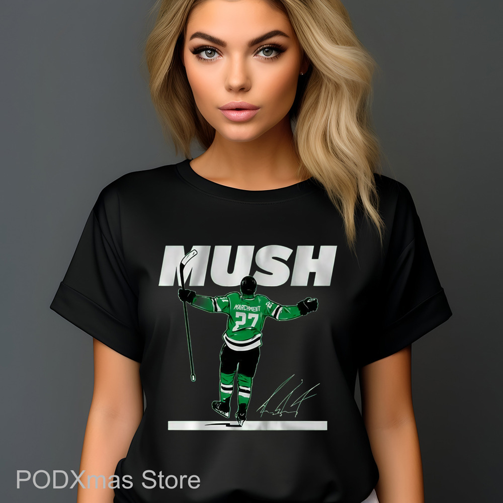 Mason Marchment Mush Dallas Stars Signature Shirt
