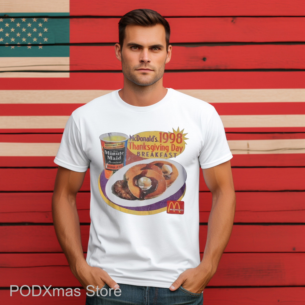 McDonald's 1998 Thanksgiving Day Breakfast Shirt