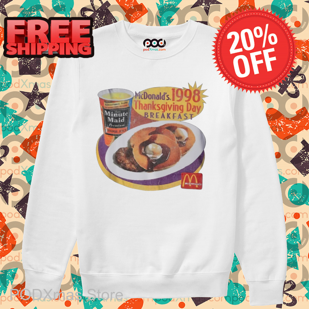McDonald's 1998 Thanksgiving Day Breakfast Shirt