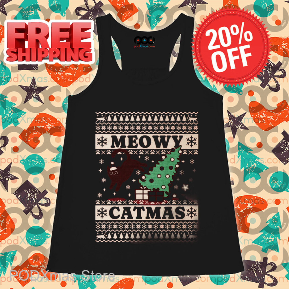 Meowy Catmas Ugly Christmas 2024 Shirt