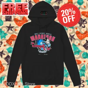 Mickey Mouse Walt Disney World Marathon 20th Anniversary Shirt