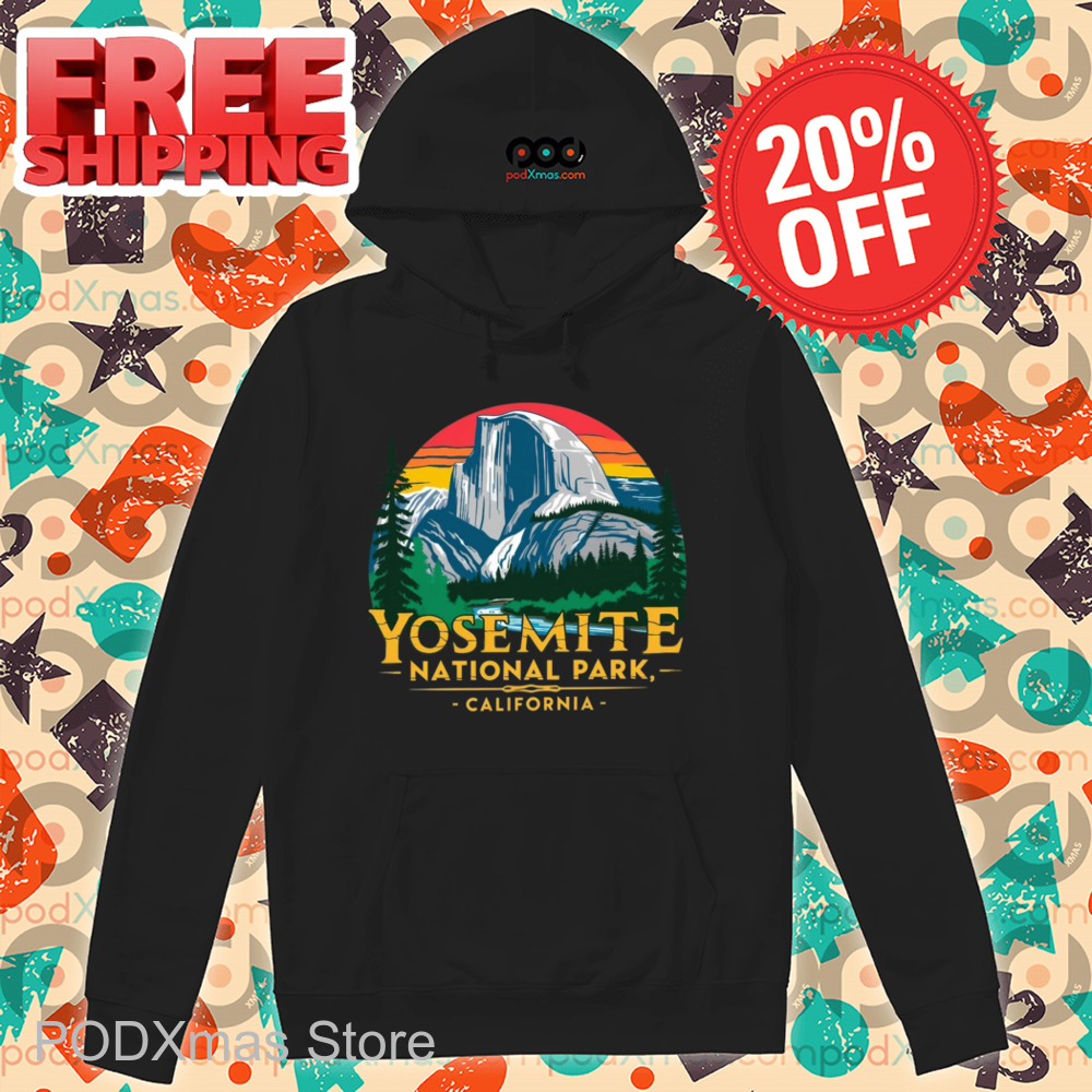 Mountain Yosemite National Park California Retro Shirt