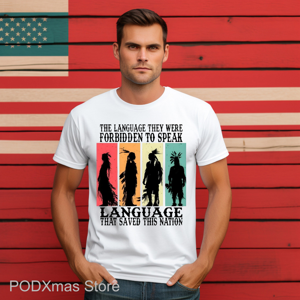 Native The Language They Were Forbidden To Speak Vintage Shirt