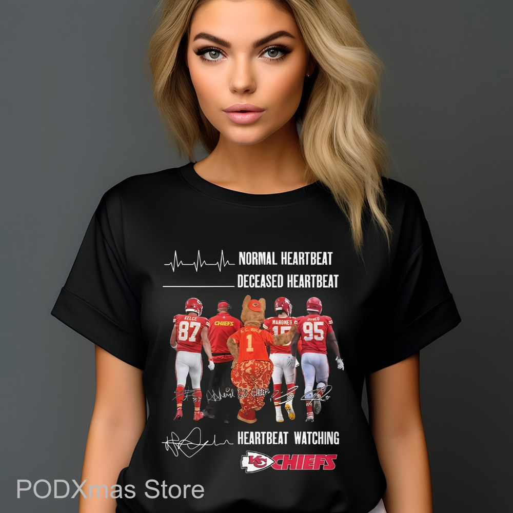 Normal Heartbeat Deceased Heartbeat Kansas City Chiefs Signature Shirt