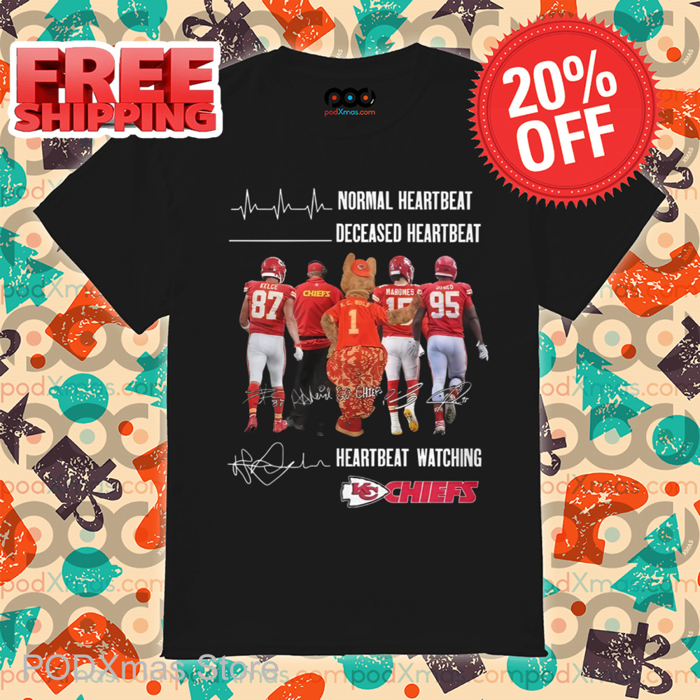 Normal Heartbeat Deceased Heartbeat Kansas City Chiefs Signature Shirt