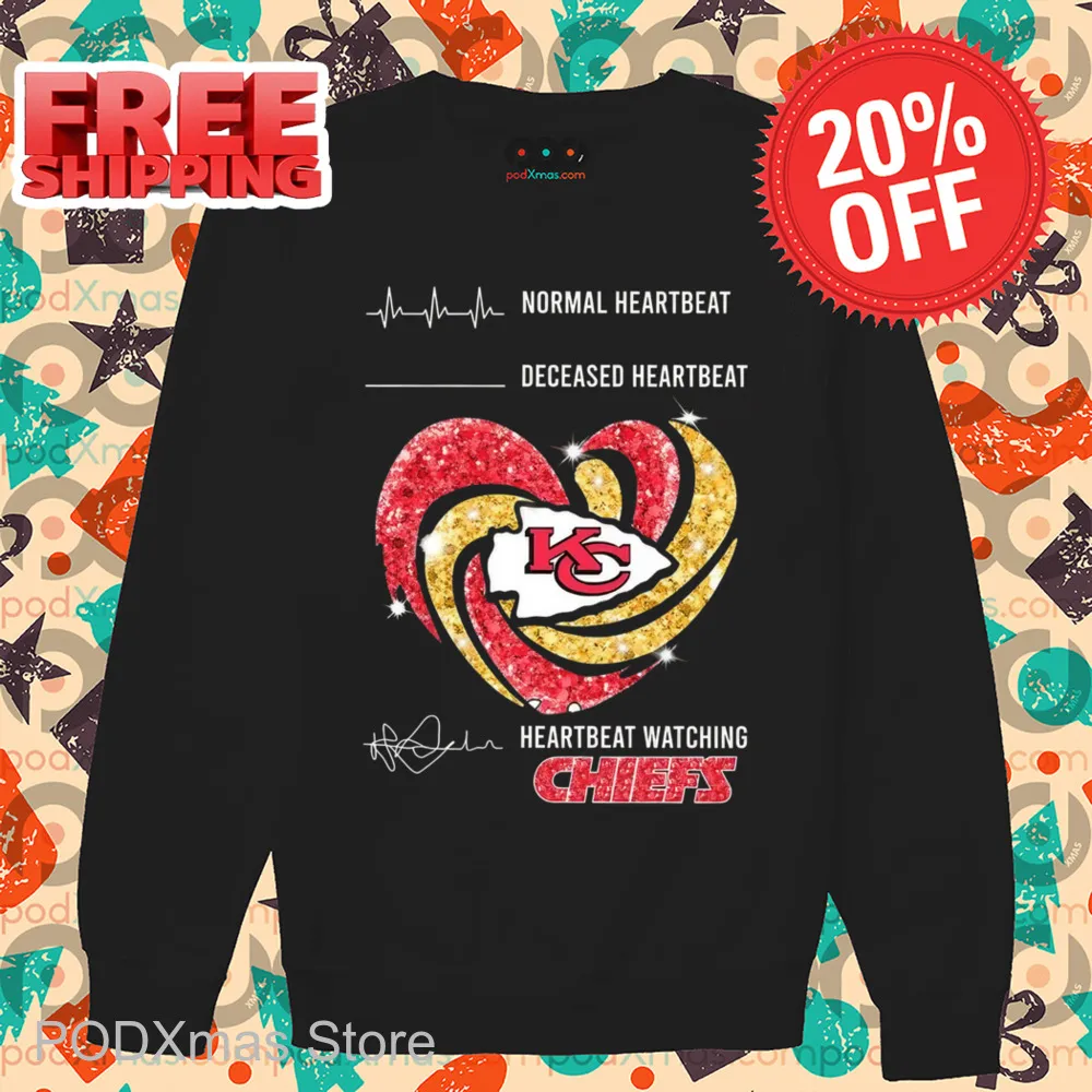 Normal Heartbeat Heartbeat Watching Kansas City Chiefs Shirt