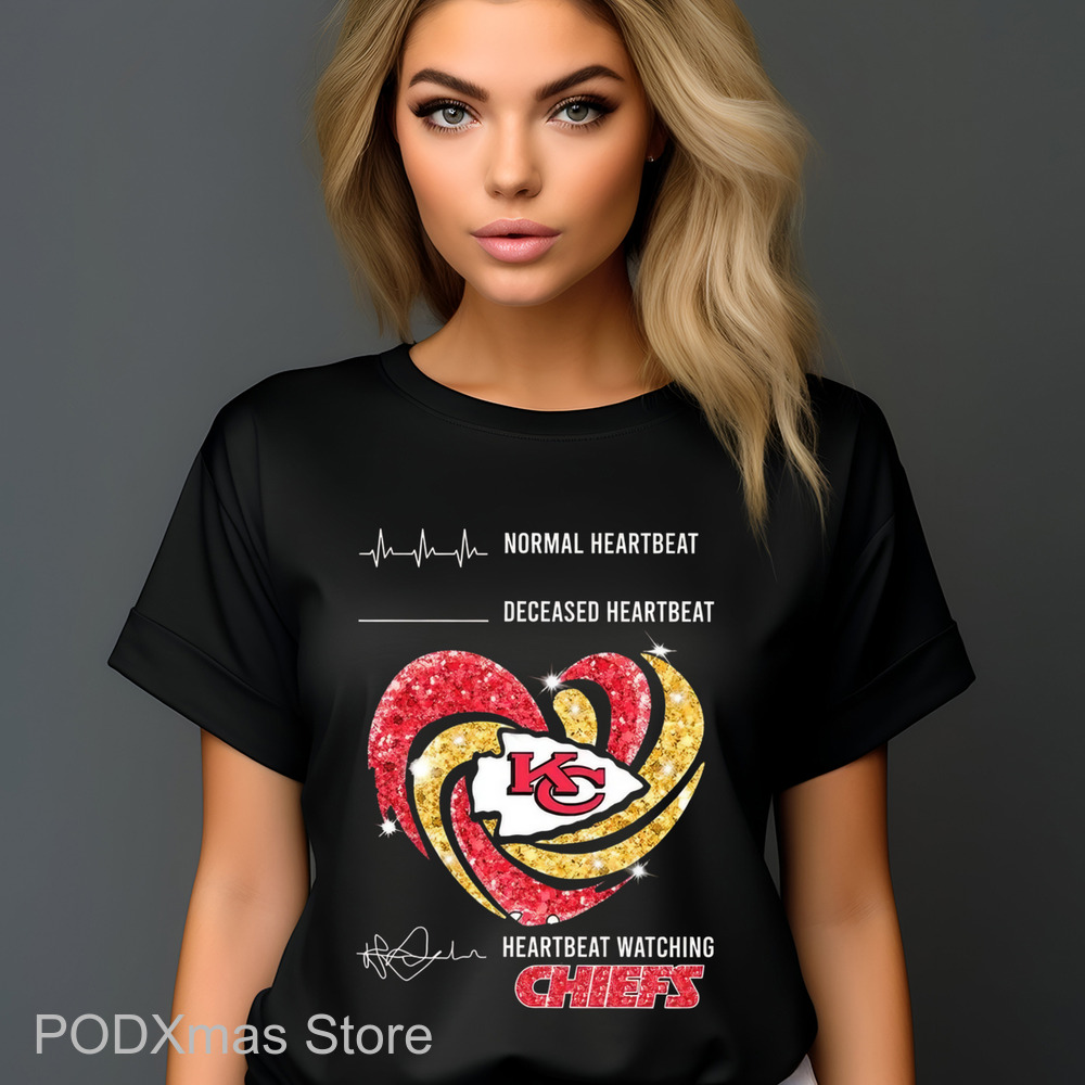 Normal Heartbeat Heartbeat Watching Kansas City Chiefs Shirt