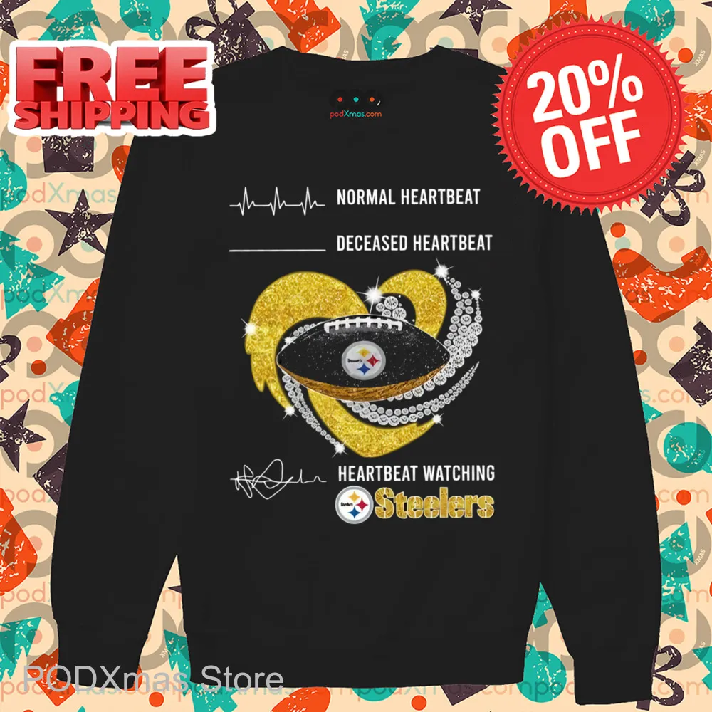 Normal Heartbeat Heartbeat Watching Pittsburgh Steelers Shirt