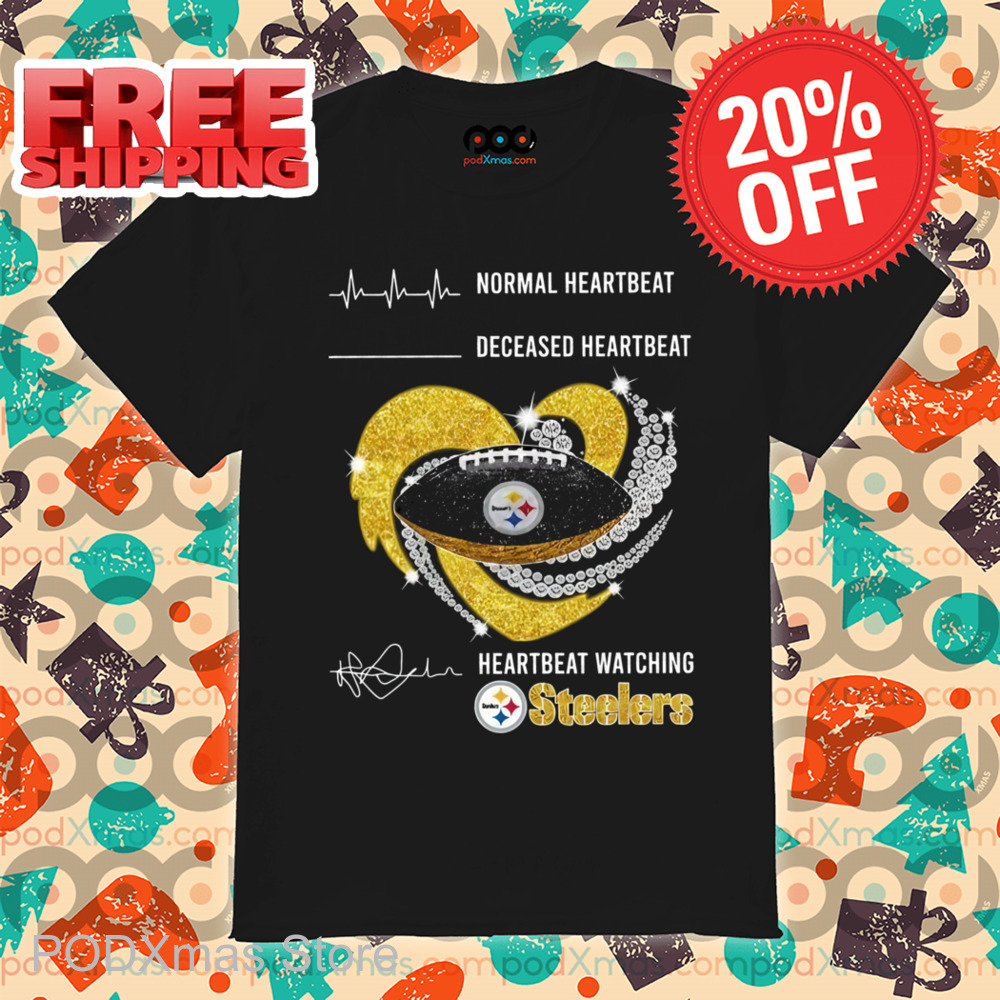 Normal Heartbeat Heartbeat Watching Pittsburgh Steelers Shirt