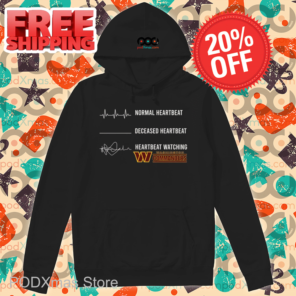 Normal Heartbeat Heartbeat Watching Washington Commanders Shirt