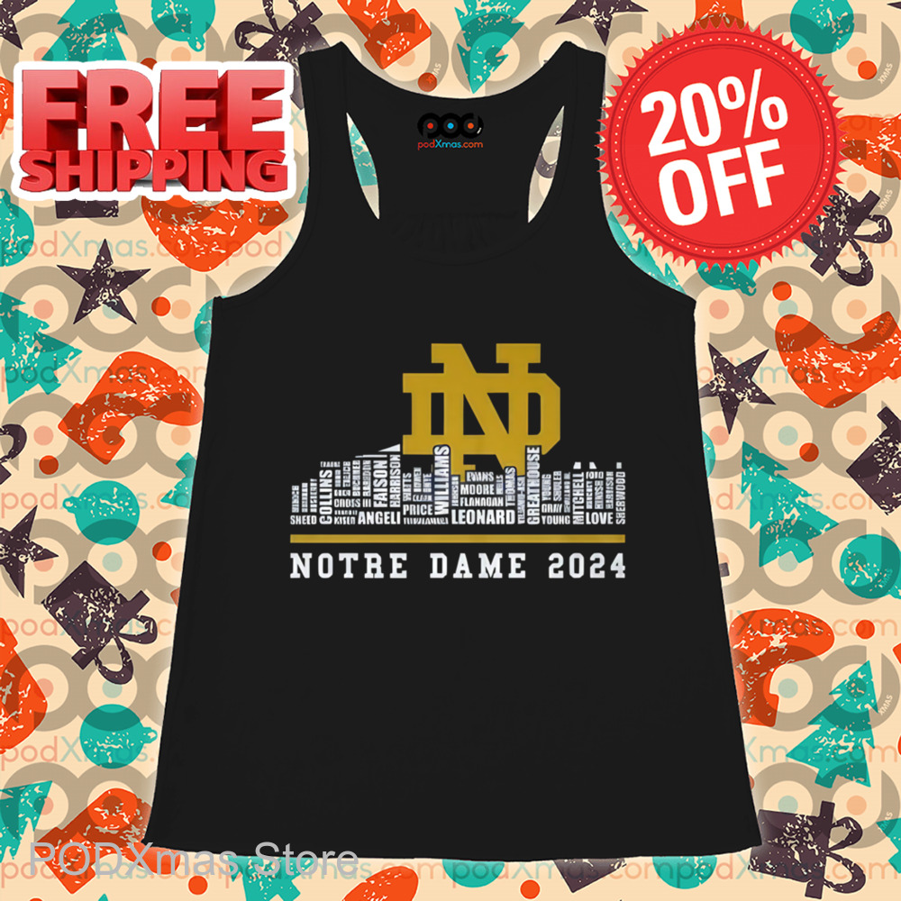 Notre Dame 2024 City Words Shirt
