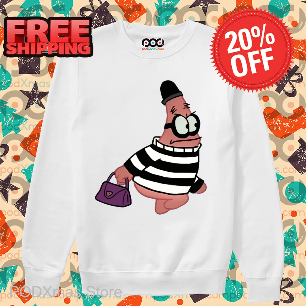 Patrick Star Criminal Robbing Shirt