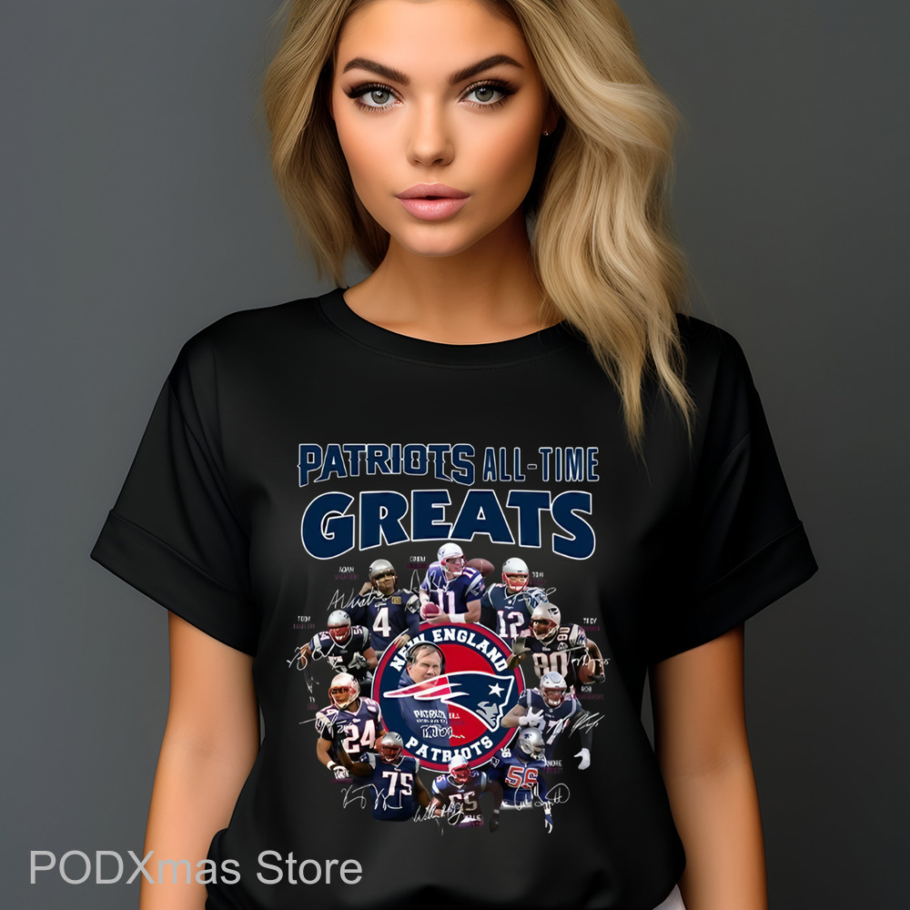 Patriots All Time Greats Player Signature Shirt