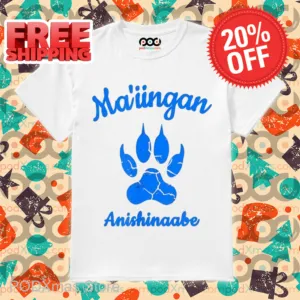 Paws Ma'iingan Anishinaabe Shirt