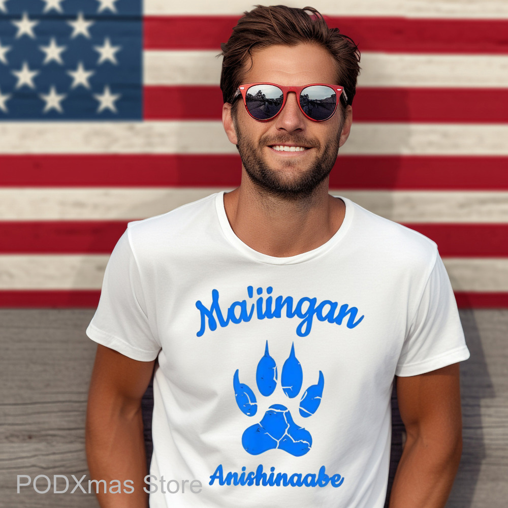 Paws Ma'iingan Anishinaabe Shirt