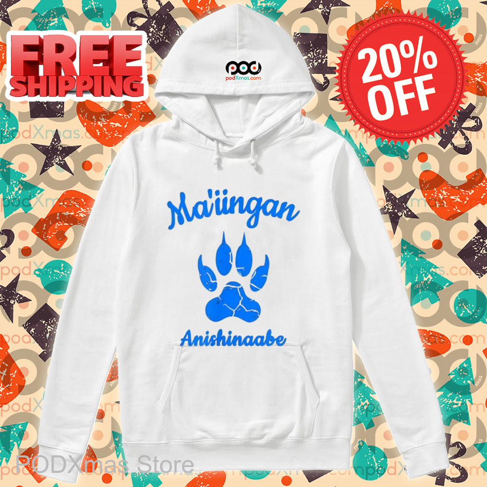 Paws Ma'iingan Anishinaabe Shirt