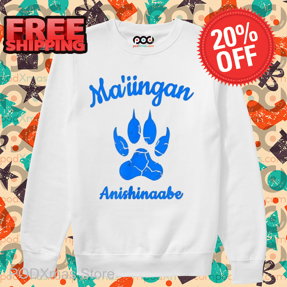Paws Ma'iingan Anishinaabe Shirt