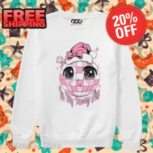Pink Cute Disco Ball In My Merry Era 2024 Shirt