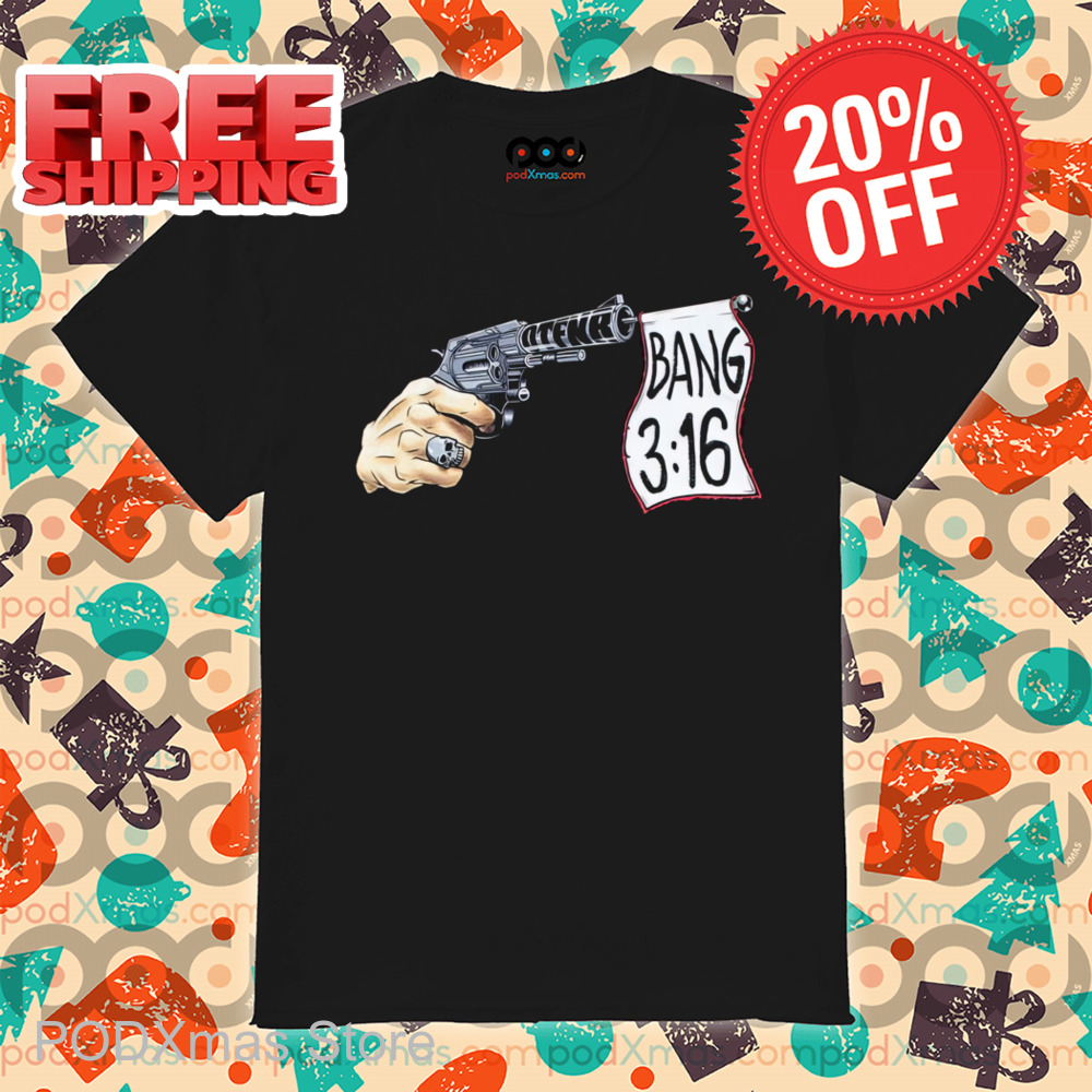 Pistol Flag Bang 3 16 Shirt