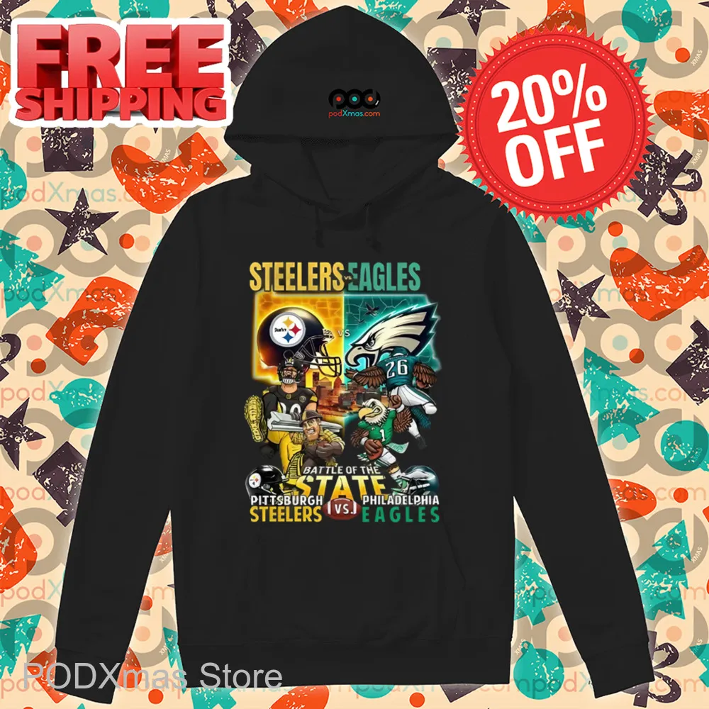 Pittsburgh Steelers Vs Philadelphia Eagles Battle Of The State Shirt