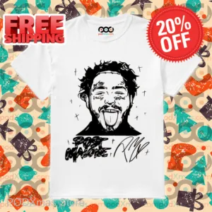 Portrait Post Malone Signature Shirt