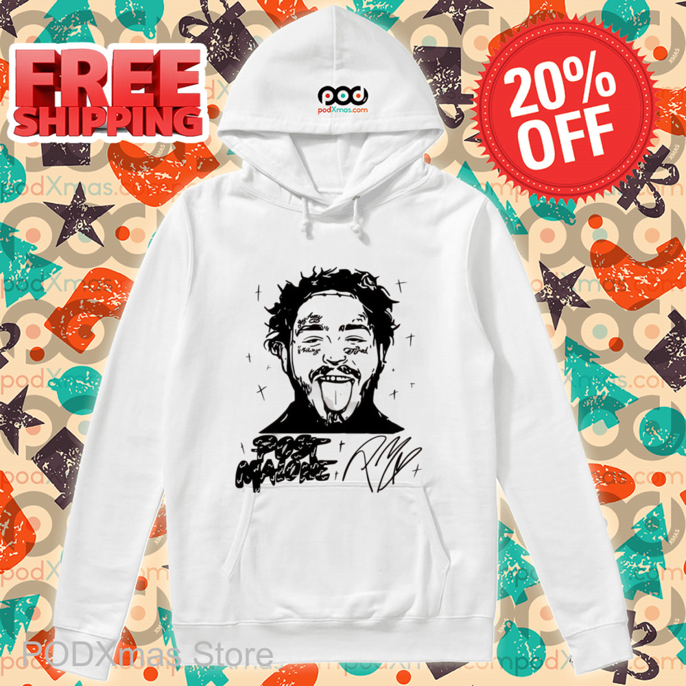 Portrait Post Malone Signature Shirt