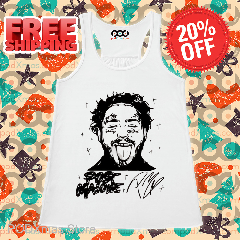 Portrait Post Malone Signature Shirt