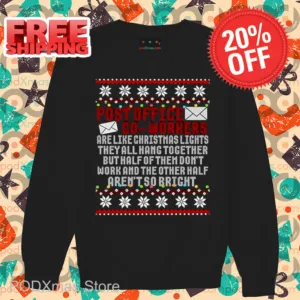 Post Office Co-Workers Ugly Christmas Shirt