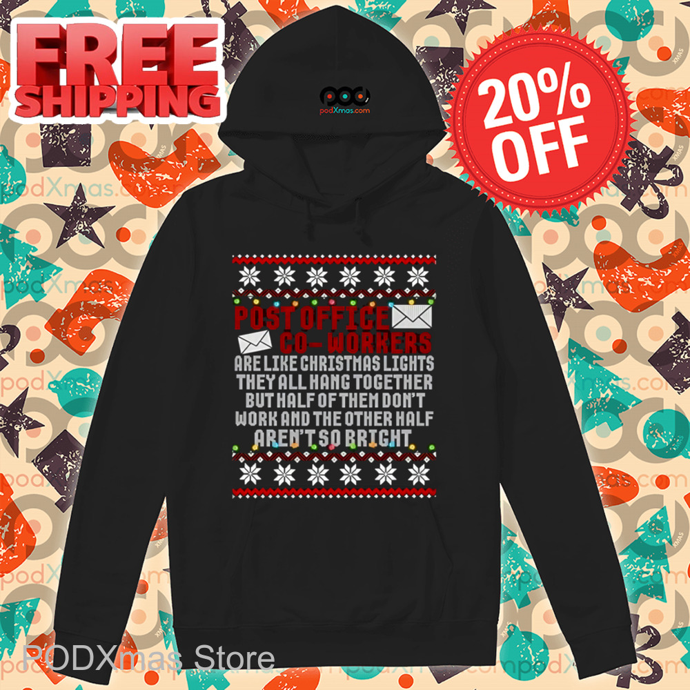 Post Office Co-Workers Ugly Christmas Shirt