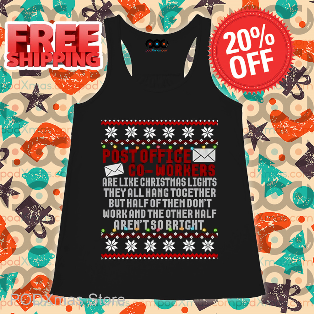 Post Office Co-Workers Ugly Christmas Shirt