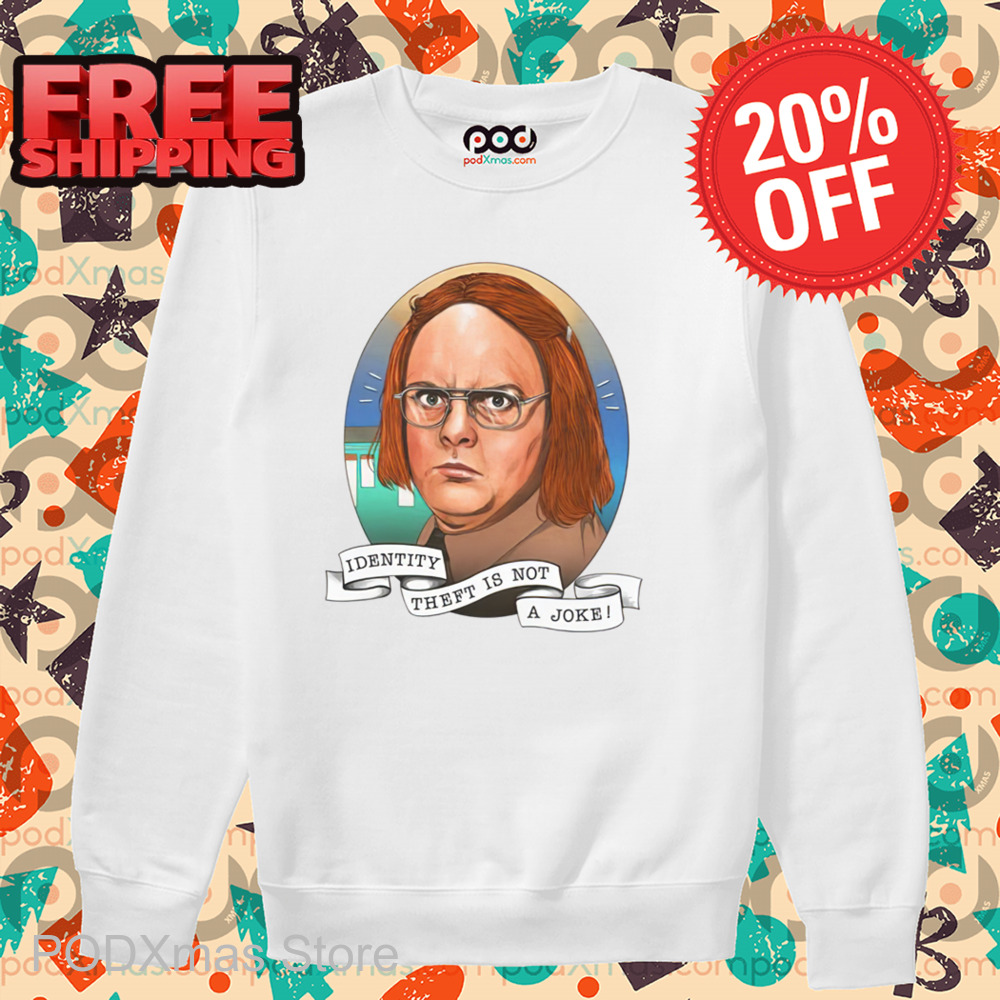 Rainn Wilson Identity Theft Is Not A Joke Shirt
