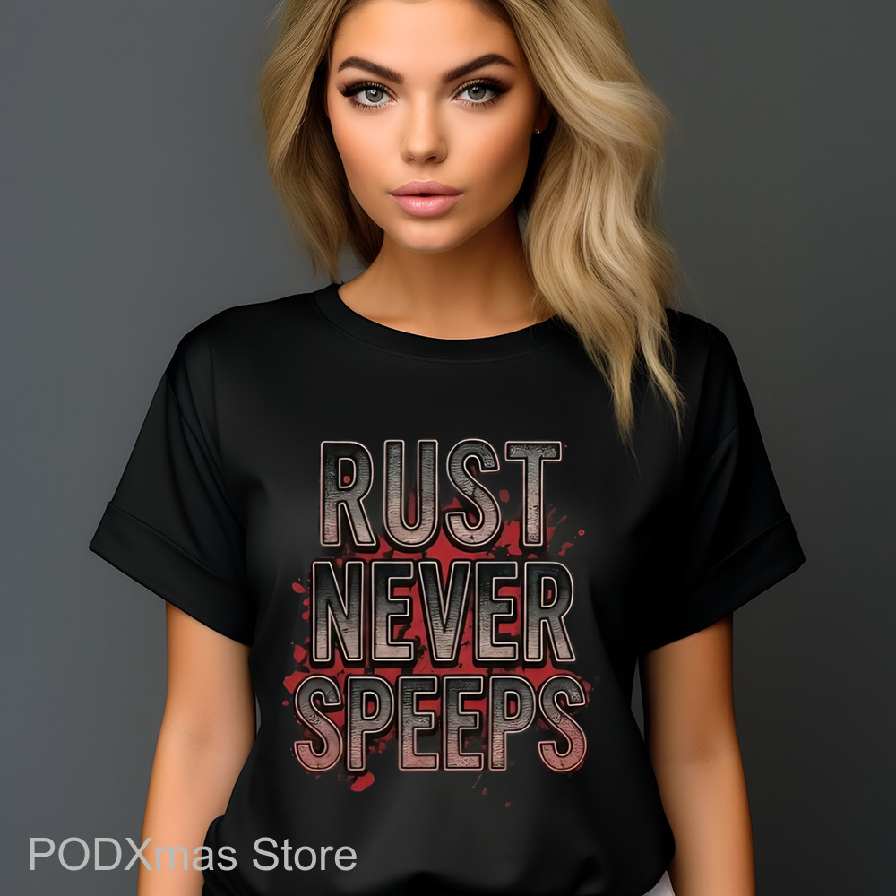 Rust Never Speeps Vintage Shirt
