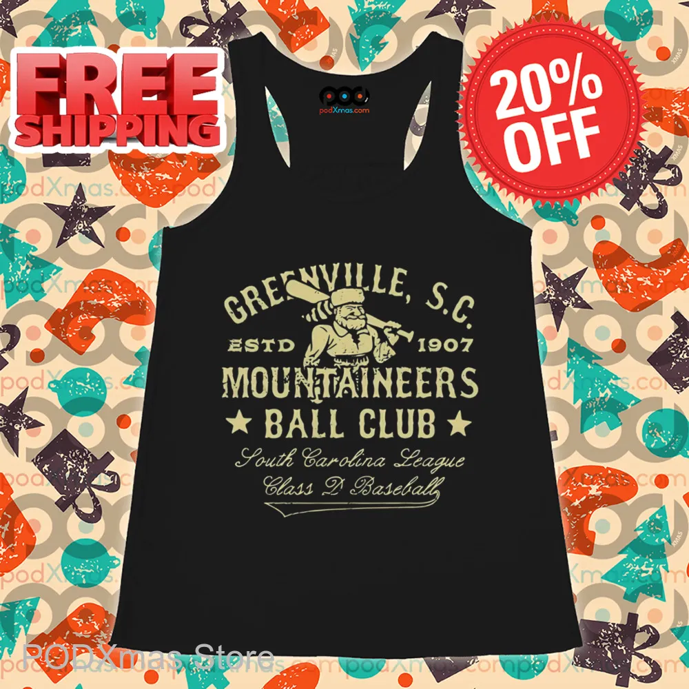 Santa Greenville Mountaineers Ball Club Vintage Shirt